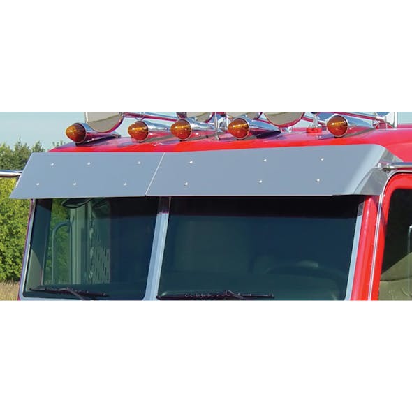 Peterbilt Flat Top Regular Drop Bow-Tie Visor