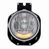 Freightliner Century Crystal Headlight with 6 Amber Auxiliary LED Front View