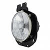 Freightliner Century Crystal Headlight with 6 Amber Auxiliary LED Angle View