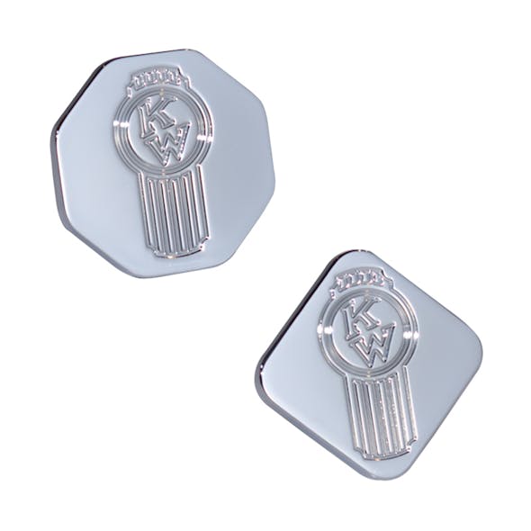 Engraved Kenworth Old Style Logo Tractor Trailer Air Brake Knob - All Styles