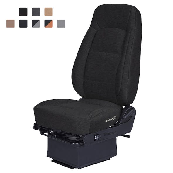 Prime TC300 Series Air Ride Suspension Cloth Truck Seat With Arm Rests