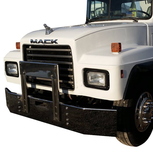 Mack RD688 DM Square Bumper 6" Break By Valley Chrome