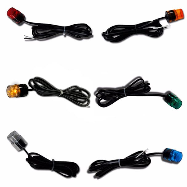 Bores Multi-Colored Replacement LED Light Assembly for Bumper Guides