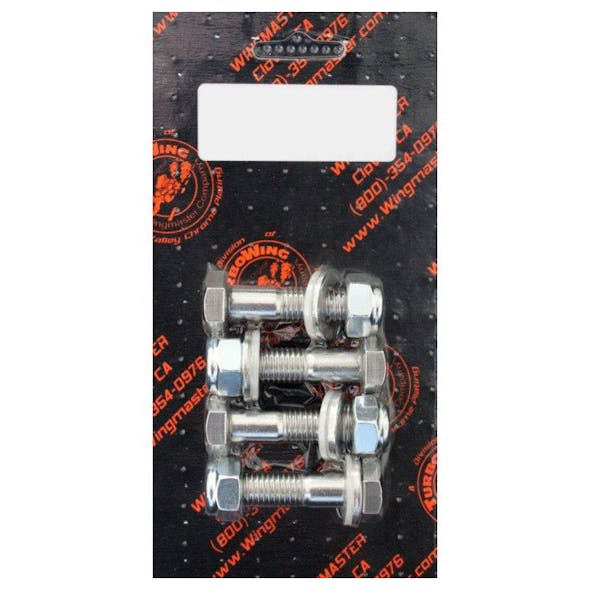 Universal Bumper Bolt Kit By Valley Chrome 4 Count