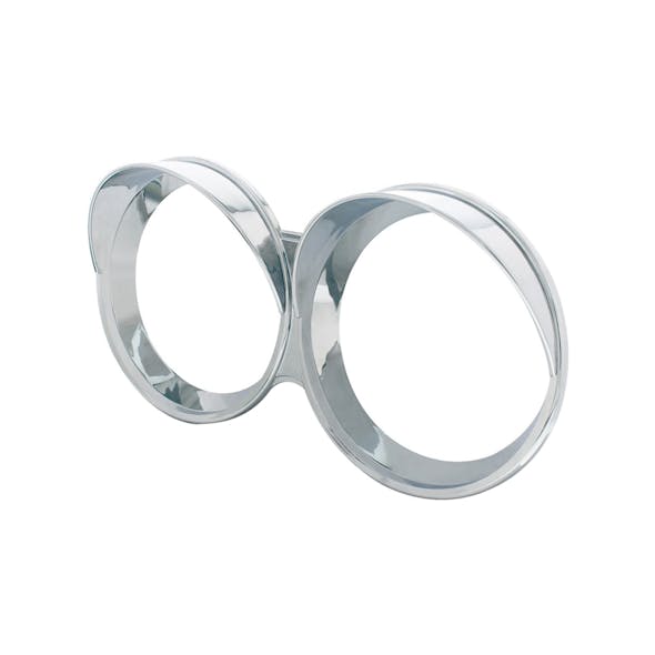 Kenworth Dual Gauge Cover With Visor