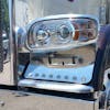 Peterbilt 388 389 Stainless Steel Fender Guards With Lights