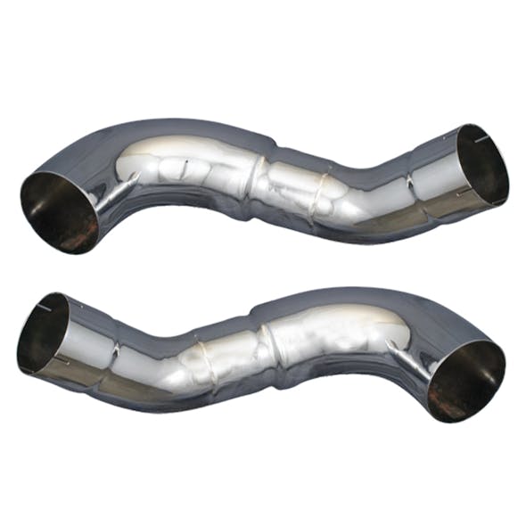  Kenworth Chrome Elbow 6" Reduced to 5" for 45" Battery Box K180-14764 - Both Elbows