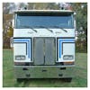 Peterbilt 362 Chrome Texas Square Bumper By Valley Chrome