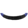 Universal 18" Leather Steering Wheel Cover Blue Close-Up
