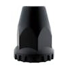 Black Plastic 33mm x 2 3/4" Thread-On Nut Cover With Flange Side
