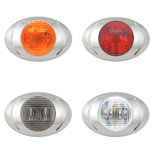 Oval P3 LED Clearance Marker Lights