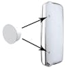Chrome Freightliner Century & Columbia Mirror Cover Screw Plugs Installation