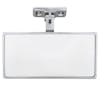 Universal Chrome Interior Rear View Mirror With Screw-On Mount - Rectangular