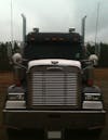 Freightliner Classic XL Long Hood Lower Fender Guards On Truck