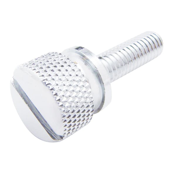 Kenworth Chrome Short Dash Screws With Colored Diamond - Plain