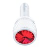 Kenworth Chrome Short Dash Screws With Colored Diamond - Red