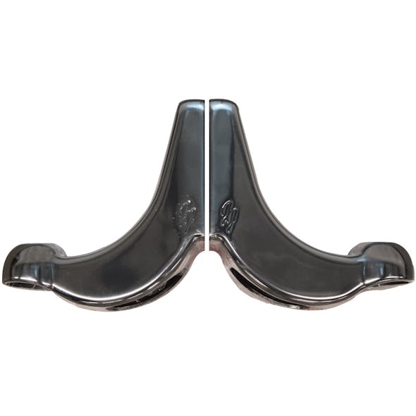 Double JJ High Polished Aluminum Headlight Bracket