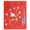 USA Flying Eagle Mud Flaps Red