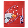 24" x 30" USA Eagle And Stars Mud Flaps Red