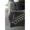 24" x 30" USA And Stars Mud Flaps Black On Truck