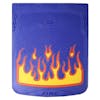 24" Flame Mud Flaps Blue
