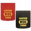 24" x 30" Caution Wide Turns Mud Flaps