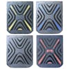 24" x 30" X Shape Mud Flaps With Black Background
