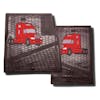 Freightliner Columbia Rubber Floor Mats Red