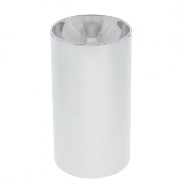 Chrome 33mm Thread On Concave Cylinder Nut Cover