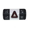Freightliner Cascadia Chrome Hazard Button Trim - Buttons