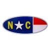 Peterbilt Chrome Flag Style Emblem - North Carolina
