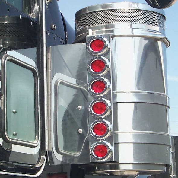 Kenworth 13" Donaldson And Vortox Rear Air Cleaner Light Bar By Roadworks