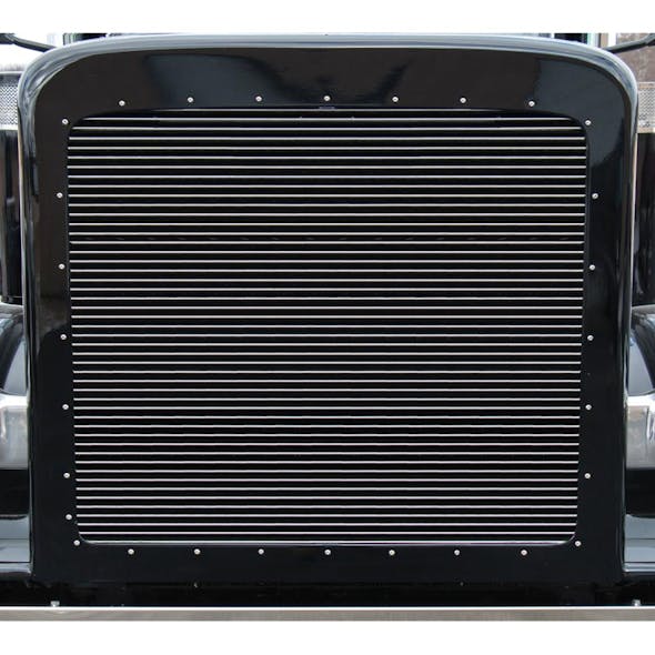 Peterbilt 388 389 Billet Style Horizontal Bars Grill Insert