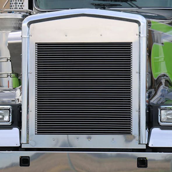 Kenworth W900B Billet Style Horizontal Bars Grill Insert