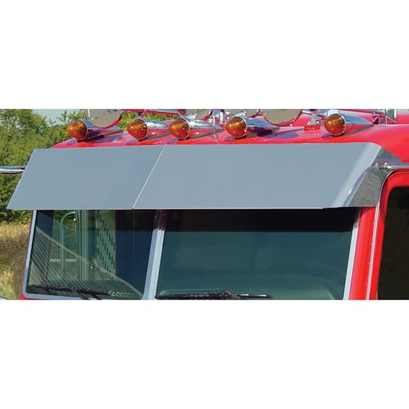 Peterbilt 388 389 Pride & Class Flat Top Blind Mount Visor By Roadworks