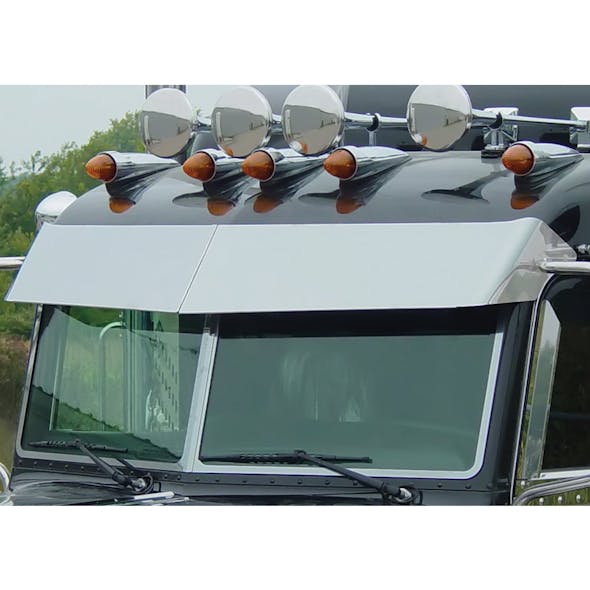 Peterbilt 388 389 Pride & Class Ultra Cab Blind Mount Visor By Roadworks