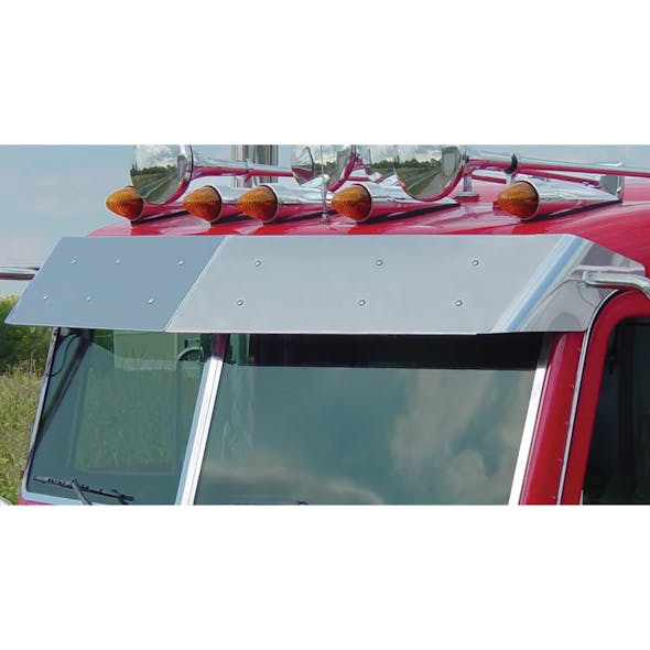 Peterbilt 388 389 Pride & Class 11" Flat Top Visor By Roadworks