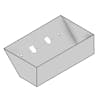 Universal Recessed Airline Box With Flange By Iowa Customs - w/ trailer air 2x 7-way