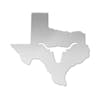 Chrome Texas State With Longhorn Mud Flap Cutout