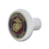 Chrome Deluxe Military Emblem Air Valve Knob - Marines