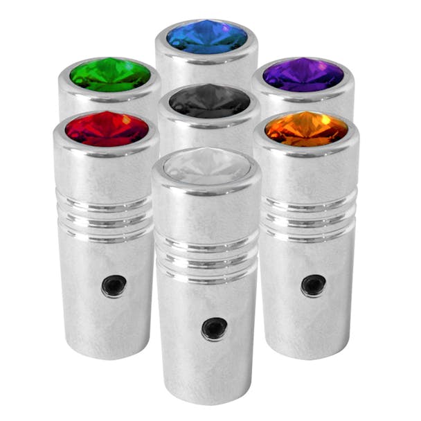 Peterbilt 1" Chrome Jeweled Toggle Switch Extension 3 Pack - Colors