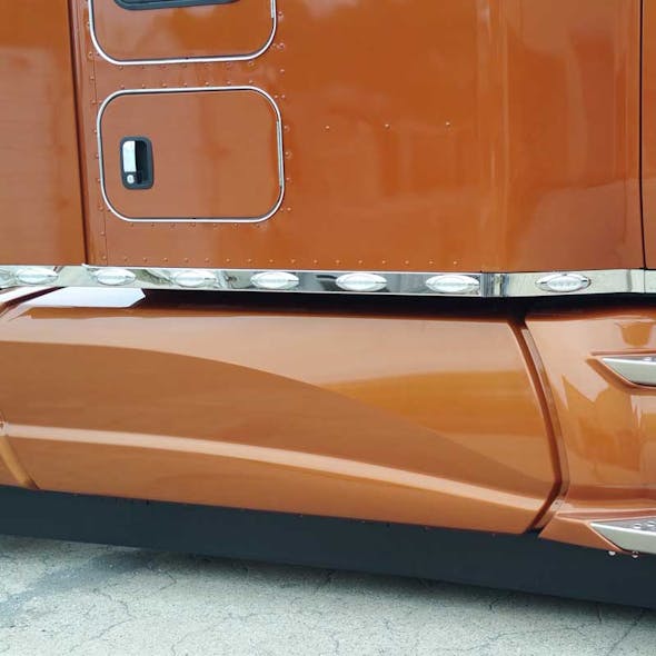 Kenworth T680 T880 Stainless Steel 76" Sleeper Panel