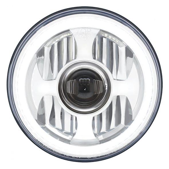 7” Round High Power LED Projection Headlight White LED