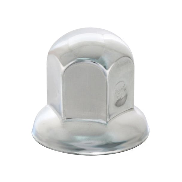 Chrome Steel 1 1/4" Standard Nut Cover With Flange