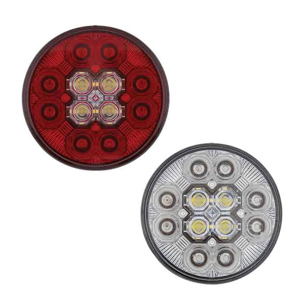 4" Round STT And Back-Up Combo LED Light