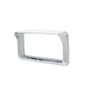 Kenworth T660 Chrome Center Dash Instrument Bezel Angle View