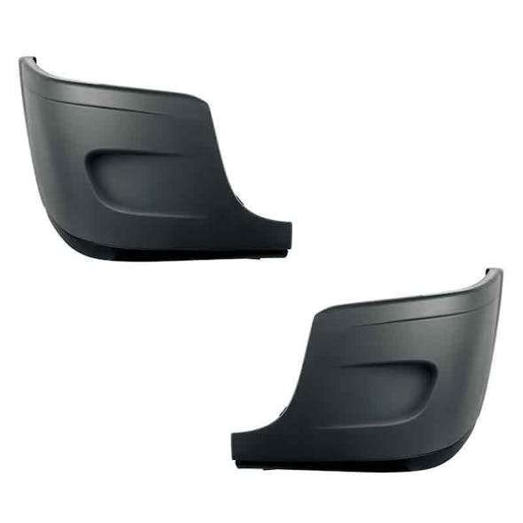 Freightliner Cascadia Bumper End Assembly 2008-Newer Without Fog Light Cut Out