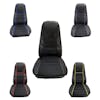 Sport Faux Leather Seat Cover With Front And Back Pockets
