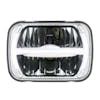 5” x 7” LED Rectangular Light High And Low Beam with LED Light Bar