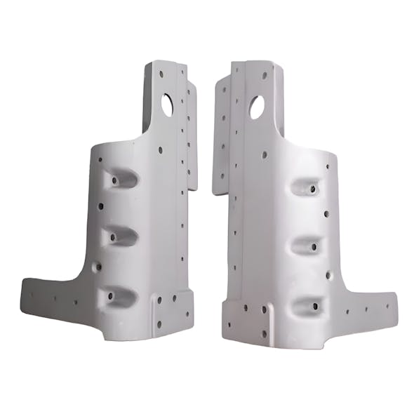  Peterbilt 379 Aluminum Corner Gusset Brackets 13-04190L 13-04190R - Both Sides